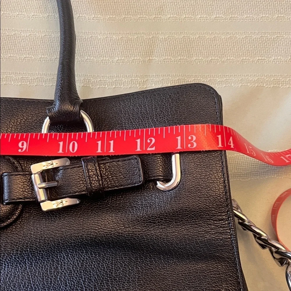 Michael Kors Black Leather Shoulder Bag